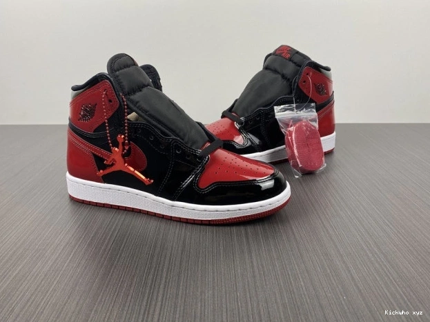 555088-063 OG Bred Air 1 Jordan Patent High 0704